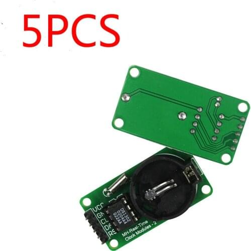 5pcs SAMIORE ROBOT Smart Electronics DS1302 Real Time Clock Module Development Board Diy Starter Kit
