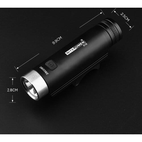.NITENUMEN Bicycle Waterproof Rechargeable MTB Bike Light XM-L2 LED Bicycle Lamp USB Front Bike Cycling Light Built-in Battery