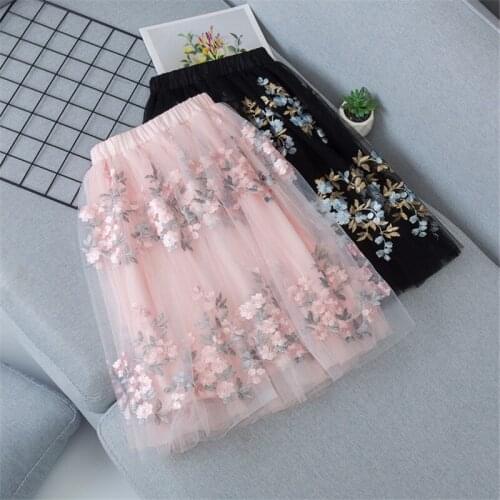 Baby Girls Tutu Layered Skirts Kids Ball Gown 2020 Summer Autumn Solid Long Skirt Girls Princess Skirt Child Clothes