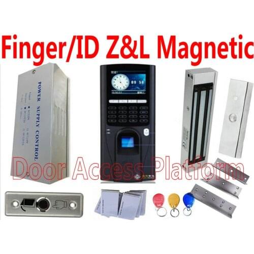 2.4"TFT LCD Color Screen Biometric Access controller,Door Control Electrical magnetic rfid power EM ID Z&L bracket fingerprint
