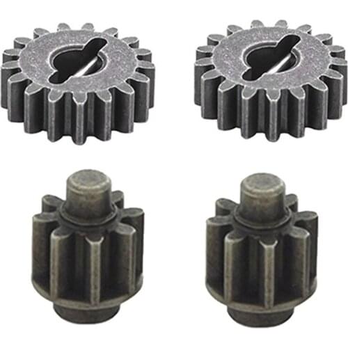 2 Pcs Front Rear Portal Drive Gear 17T With 2 Pcs Rear Portal Drive Input Gear For Redcat GEN8 Scout II 1/10 RC Car