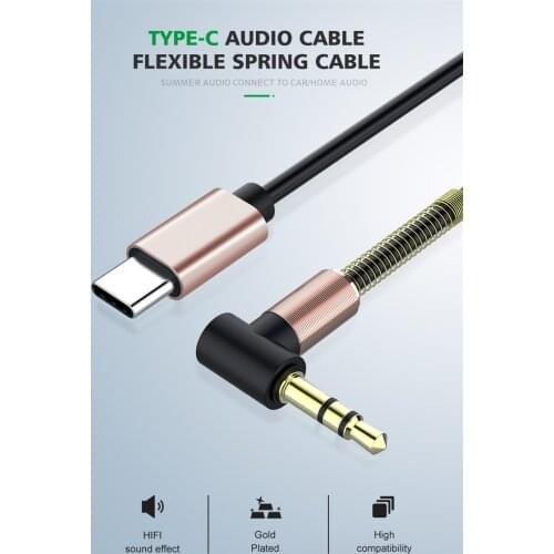 Type C 3.5 Jack Earphone USB C To AUX Headphones Adapter Type-C To Male Audio Lead Cable Headset Speaker Headphone Jack Adapter