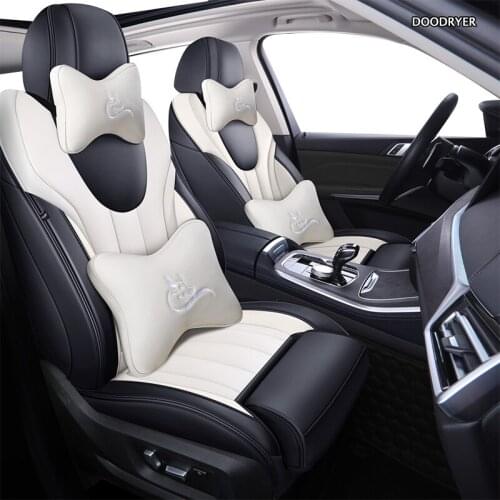 DOODRYER Custom Leather car seat covers For Hyundai Sonata Elantra Tucson i30 IX35 IX25 MISTRA Verna SantaFe ENCINO car seats