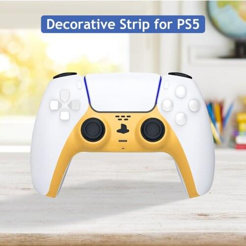 Decorative Strip For PS5 Controller Joystick Handle PC Decoration Strip For P5 Gamepad Controle Decorative Shell Cover