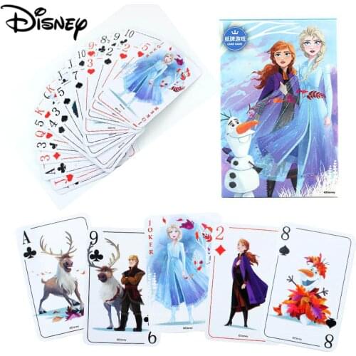 Disney cartoon pattern poker ice romance paper poker card Avengers paper poker casual desktop card game