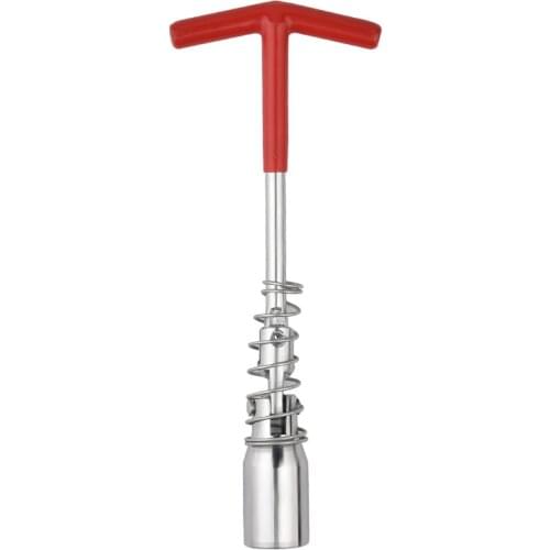 14mm To 21mm Magnetic Spark Plug Removal Tool T-Bar T-Handle Flexible Spanner Socket Wrench Auto Repair Hardware Tools