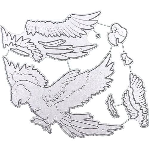Parrot Metal Cutting Dies Stencil DIY Scrapbook Album Paper Card Template Mold