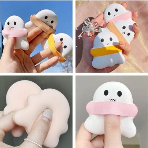 Cute Smooth Cosmetic Puff Facial Powder Puff Soft Makeup Foundation Sponge Cosmetic Air Cushion Pad Beauty Tool For Girl Women