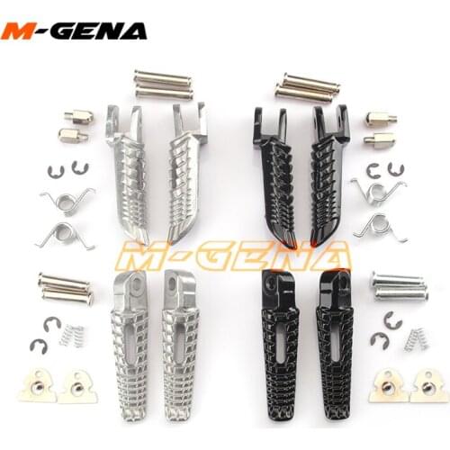 Motorcycle Front Rear Footrests Foot Pegs For GSXR600/750/1000/1300 K1 K2 K3 K4 K5 K6 K7 K8 K9 K11 L1 HAYABUSA1300 GSX400 BK1300