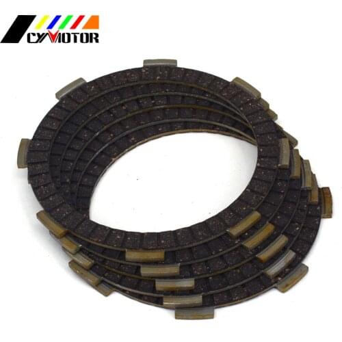 5PCS Motocycle Clutch Friction Plates Disc Set For YZF-R125 KLT160 KLT185 KLF185 KLT KLF 160 185