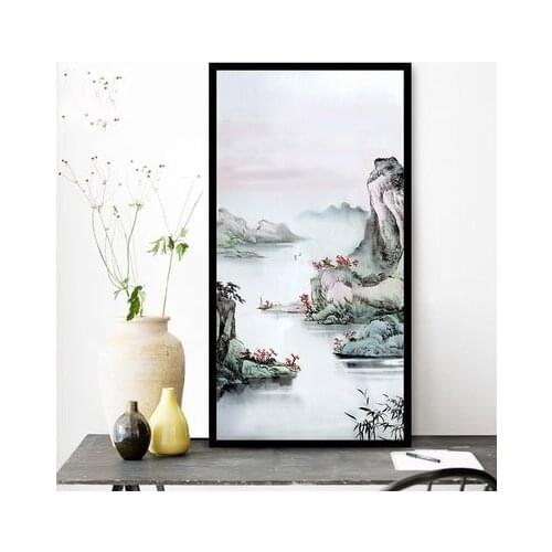 Landscape, Chinese landscape, home decoration, living room DIY digital painting, gallery wall King of