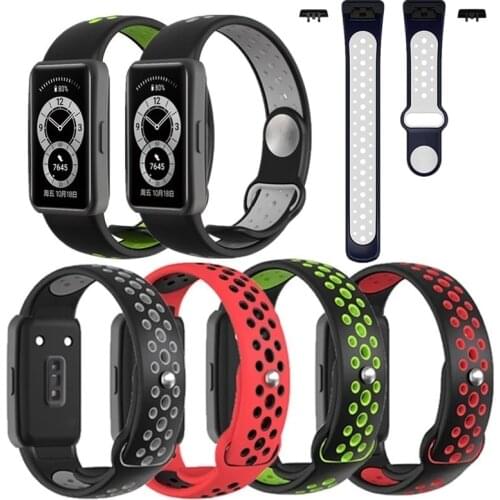 Breathable Strap For Huawei Honor Band 6 Replacement Bracelet Sport Adjustable Watchband for Huawei honor band6 Straps