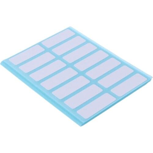 12 Sheet Self Adhesive Sticky White Label Blank Stickers Note Tags Crafts