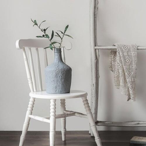 Modern Vase Art Ceramic Retro Outdoor Floor Vase Desk Indoor Minimalist Decor Office Accessories Porcelain Jarrones Vases BG50VS