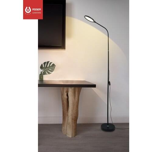 Standing Lamp Modern USB LED Bedroom Living Room Reading Learning Circular Floor Lamp торшер напольный