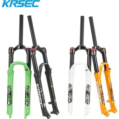 Bicycle Fork KRSEC Magnesium Alloy MTB Supension Air 26er Inch Mountain Bike 32 RL100mm Fork For A Bicycle Accessories