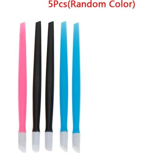 2/5Pcs Random Color New Grinding Pen Nail Cuticle Dead Skin Remover Nail Polish Manicure Stick Nail Tools