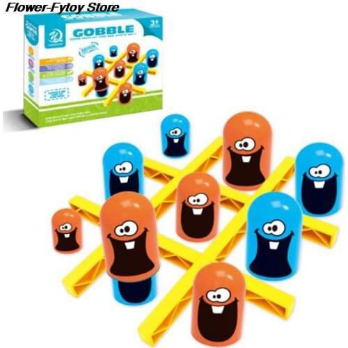 2021 Educational Toys Plastic Kids/Baby Intellectual Gobble Board Game Three In A Row Children Toy Kids Birthday Gifts
