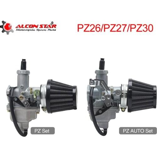 Alconstar- Motorcycle Carburetor Carb Hand Cable Chock /Automatic PZ26 PZ27 PZ30 for Honda 125CC-250CC Dirt Pit bike ATV Quad