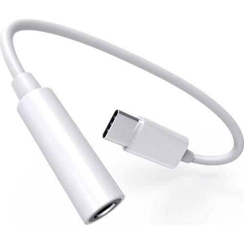 USB Type C To 3.5mm Aux Audio Cable Headphone Jack Adapter For One Plus 7 Samsung S10 Huawei P30 Xiaomi Mi 9 Earphone Converter