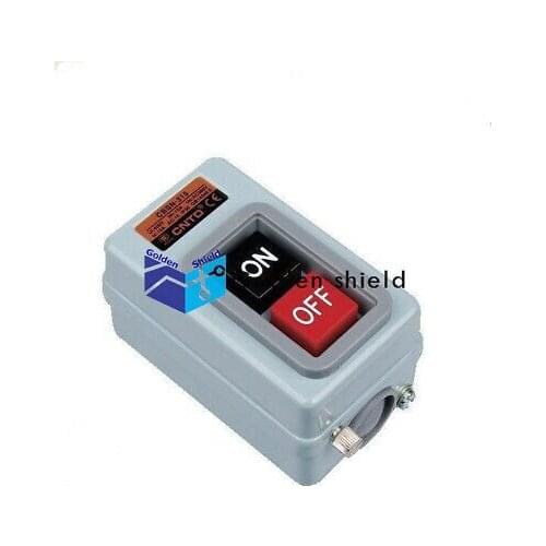 CBSN-315 ON/OFF 3 Phase Self-Locking Power Push Button Switch AC 380V 15A 2.2KW