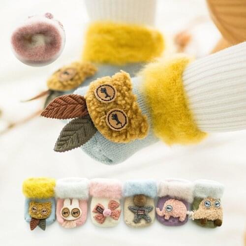Infant Baby Winter Warm Socks Unisex Thick Terry Sock Lovley 3D Cartoon Design Newborn Socks Kids Accessories 0-3Years