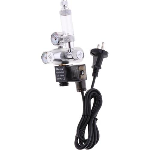 Dual Gauge Aquarium CO2 Regulator Bubble Counter Check Valve