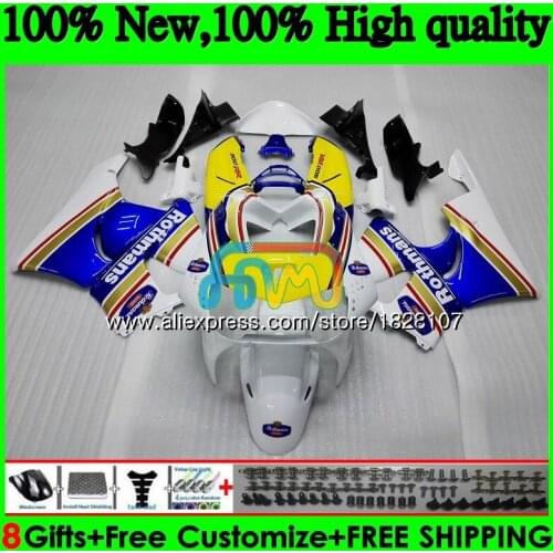 Body For HONDA CBR 919RR 900RR 900 919 RR CBR900 Rothmans Blue CBR919 RR 98 99 134BS.9 900CC CBR900RR CBR919RR 1998 1999 Fairing