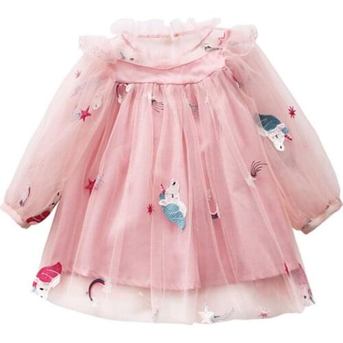 Summer Girls Unicorn Dresses Toddler Girl Wedding Party Princess Dress 2 3 4 5 6 yrs Baby Kids Beach Vestido Childrens Clothes