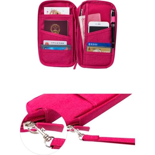 Men Multipurpose Womens Wallets Documents Organizer Packages Travel Passport Holders Cover Commercial Bank Cards Badges Wallets