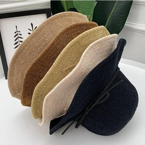 JIAMENG002 New Womens chenille Casual Bucket Hat Autumn Big Brim flap Fisherman Hat Gorras