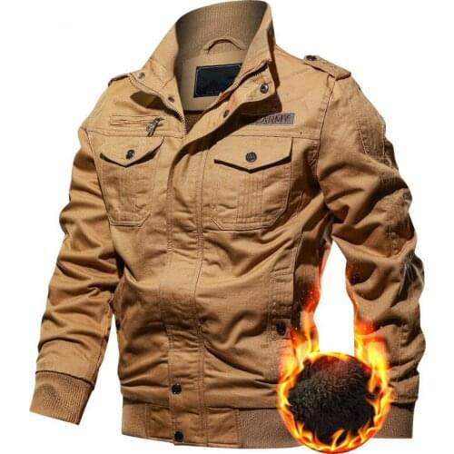 New Mens Winter Fleece Jackets Multi-pocket Warm Hooded Thermal Thick Male Military Jacket Parkas Hombre Plus Size M-6XL