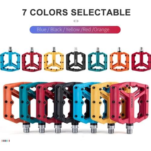 Ultralight Mountain Bike Flat Pedals 3 Sealed Bearings Nylon Bicycle Pedal MTB Bicycle Pedal for Road Fixed BMX Downhill Bike