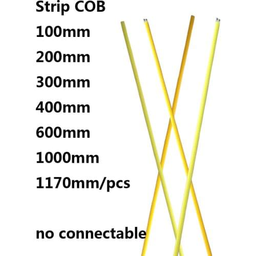 Petents Super thin New Flip cob led Strip tube L600x6mm 400x6mm 300x6mm DC12V 12w 8w 6w hard bar light light source For DIY