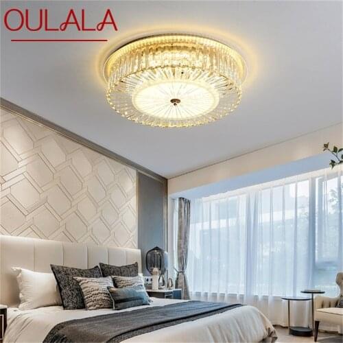 OULALA LED Ceiling Lighting Luxury Crystal Lamp Fixtures Home For Dining Room Decoration