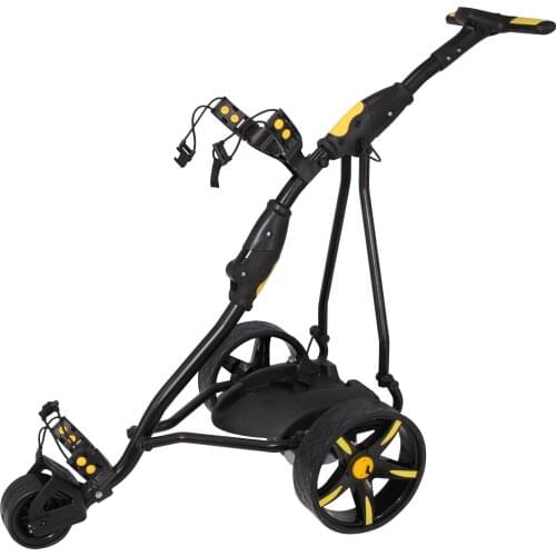 Topsun Folding Mini Remote Control Golf Carts For Sale Electric Push Golf Trolley With Seat