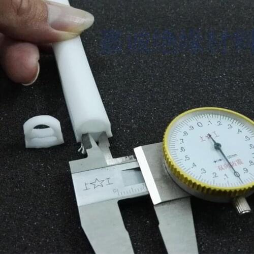 12*26mm milky PVC tube;used for 10mm wide flexible strip