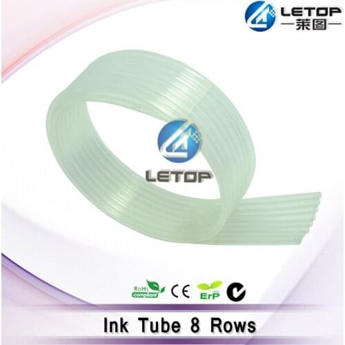 High quality!!6*4mm model 8 lines composite solvent ink tube