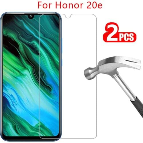 Protective glass on honor 20e screen protector tempered glas for huawei honor20e honer onor 20 e e20 safety film huawey huwei 9h