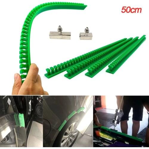 Green 50mm Long Wedge Glue Tabs for Big and Long Dent Tools Car Paintless Dent Repair Tool Auto Dent Tool Kit Super Glue Tabs
