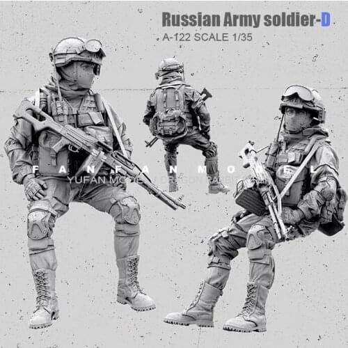 1/35(50mm) Resin Model Figure Kits Russian Modern Special Forces soldier self-assembled A-122