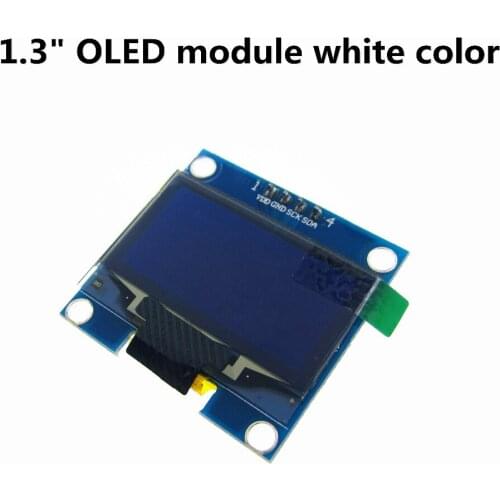 1PCS 1.3" OLED module white color 128X64 1.3 inch OLED LCD LED Display Module 1.3" IIC I2C Communicate
