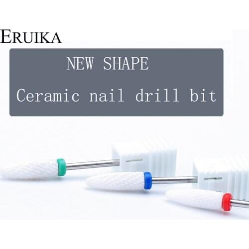 1pcs New Ceramic Nail Drill Bit Electric Milling Cutter for Manicure Machine Accesory Nail Bits for Electric Drill Tool