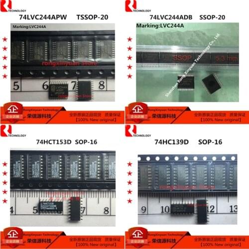 10 pcs 74LVC244APW 74LVC244A LVC244A 74LVC244ADB 74LVC244AD 74LVC244A 74HCT153D 74HCT153 SN74HCT153D 74HC139D 74HC139 SN74HC139D