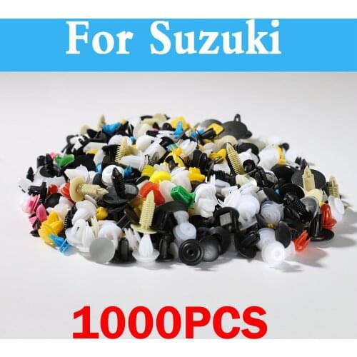 1000pcs Mixed Car Accessories Retainer Fastener Rivet For Suzuki Escudo Forenza Vitara Baleno Celerio Cervo Grand Vitara Aerio