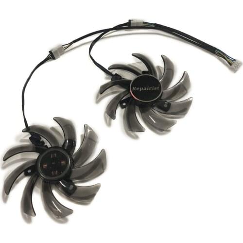 2Pcs/Set 87mm(90mm) GA91S2U GPU VGA Card Cooler Fan For Palit GeForce GTX 1080 1070Ti 1070 1060 Dual Video As Replacement