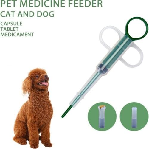 3PCS/1PC Pet Dog Cat Medicine Syringes Tablet Pill Gun Piller Push Dispenser Medicine Water Syringes Useful Pet Feed Tool