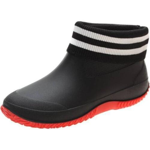 2020 Large size Men Non-slip Fishing Shoes Waterproof Fishing Water shoes Short Tube Rain Boots Outdoor Breathable Ankle boots
