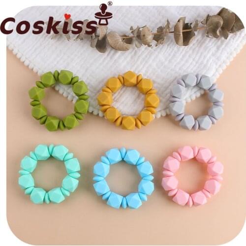 Coskiss New Baby Silicone Pacifier BPA Free Nipple Baby Pacifier Chain For Baby Pacifier Teether Suitable For Shower Gifts