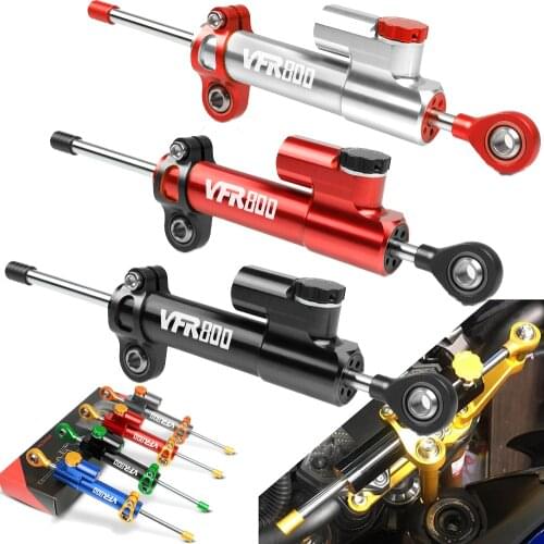 For HONDA VFR800 VFR 800 VFR800F 2002-2017 2010 2011 2012 2013 2014 2015 16 Motorcycle Damper Steering Stabilize Safety Control